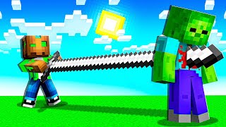 Minecraft pero Los Crafteos son EXTRA LARGOS [upl. by Refinej]