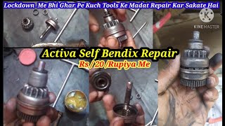 Activa Self Bendix Repair Tvs Jupiter Bendix Problem Solve Pleasure Self Bendix Repairing [upl. by Vano]