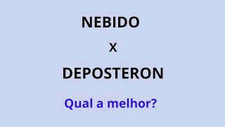 Nebido ou Deposteronquais as diferenças [upl. by Hanafee]