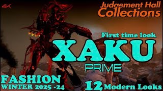 Xaku Prime Fashion frame Warframe Winter 2025 24 ArtFashion [upl. by Eciened971]