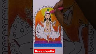 Lord Kartikeya Colour Drawing ।। কার্তিক ঠাকুর ড্রয়িং ।। ytshorts youtubeshorts shortsfeed [upl. by Fairley]