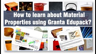 How to learn about Material Properties using use Granta Edupack Intro to MSE  Lec 024 [upl. by Earvin]