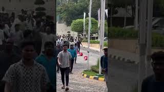 🔥 Fans At Novotel For Devara Pre Release Event devaraonsep27th  Jr NTR  Devara Release Trailer [upl. by Konopka]