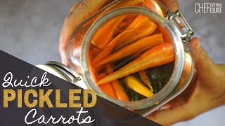 Asian Style Quick Pickled Carrots Recipe [upl. by Rossy]