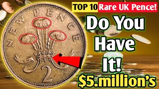 TOP 10 MOST RARE amp VALUABLE UK 2P NEW PENCE WORTH A LOT OF MONEY [upl. by Chatterjee]