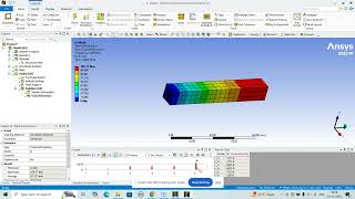 ansys workbench  modal analysis Mechanical engineering CADD [upl. by Ecirrehs]