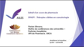 Extrait dun cours de première année de pharmacie  thérapies ciblées en cancérologie [upl. by Anawat]