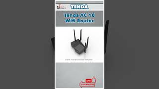 Tenda AC10 AC1200 Wireless Smart DualBand Gigabit WiFi Router  best wifi router for home shorts [upl. by Kylen]