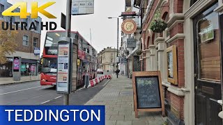 Teddington 4K  Richmond upon Thames  LONDON  WALK  UK 🇬🇧 [upl. by Reece]