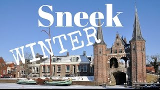 Sneek Friesland The Netherlands a beautiful winterday GoPro  Cycling Tour [upl. by Crotty]