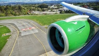 EMBRAER E2 Beautiful New E190E2 from Widerøe Landing in Bergen Flesland Airport [upl. by Tess435]