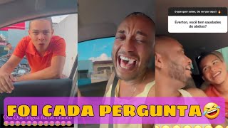 VERINHA JR FAZ JOGO DE PERGUNTAS E IRRITA EVERTON SOARES 🤣🤣 [upl. by Winson]