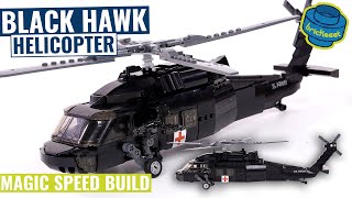 Black Hawk Rescue Helicopter  Sluban B1012 Speed Build Review [upl. by Guenevere]