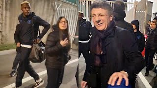 Arrivo Napoli a Bergamo guardate che accoglienza per Mazzarri 🔥 [upl. by Jenei608]