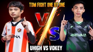 TDM Fight  Sem9 Uhigh Cabar Vokey By One Tdm  Pubg Mobile [upl. by Haleemak467]