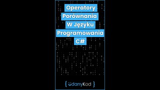 ✅ Operatory Porównania W Języku Programowania C 20 shorts 💻 [upl. by Eyatnod558]