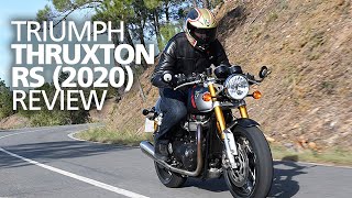 Triumph Thruxton RS 2020 Review  Bennetts BikeSocialcouk [upl. by Ariom]