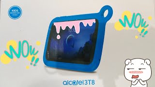 Unboxing tablet alcatel 3T8  Recommended for kids [upl. by Goulder]