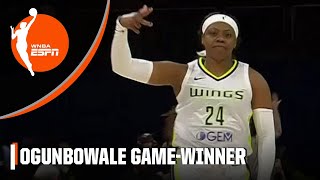 Arike Ogunbowale hits GAME WINNER vs Fever Caitlin Clark unable to answer  WNBA on ESPN [upl. by Aicirtal]