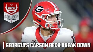 Carson Beck FILM ROOM Beck needs to come out HOT vs Texas  Countdown to GameDay 🏈 [upl. by Ntsuj]