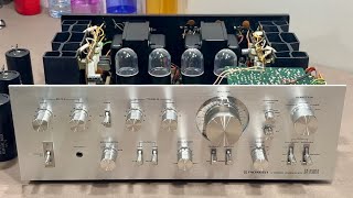 PIONEER SA8900 II  SA9500 II STEREO AMPLIFIER Maintenance Repair Restoration [upl. by Arther]