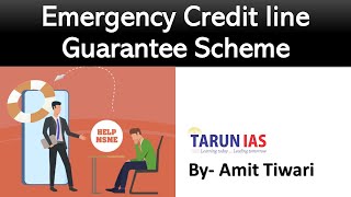 Emergency Credit line Guarantee Scheme  ECGLS 30  ECGLS 10 ECGLS 20 [upl. by Ennaear]