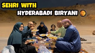 India hyderabad sy aai hamari dawat😍ohod k pahardh par sehri ki🥘 [upl. by Annoyt376]