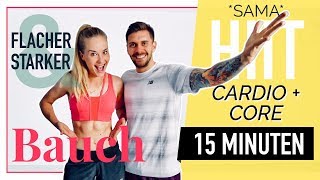 5 Übungen für einen flachen Bauch 💥 – HIIT Workout für zu Hause  SAMA [upl. by Fiorenza]