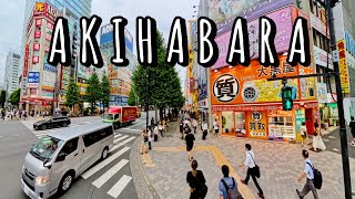 4K Akihabara Walking Tour  Tokyo Japan  2024 Insta 360 X4 [upl. by Sturdivant]