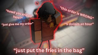 the roblox MCDONALDS experience [upl. by Sakmar222]