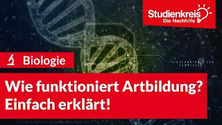 Wie funktioniert Artbildung Einfach erklärt  Biologie verstehen mit dem Studienkreis [upl. by Keily]