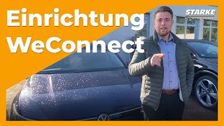 Die WeConnect App jetzt Volkswagen App Tutorial by STARKE Automobilgruppe [upl. by Alesig689]