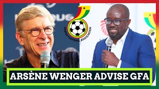 ARSÈNE WENGER STRONG ADVICE TO GFA ON HOW TO DEVELOP GHANA FOOTBALL DENIS ODOI KNOCKED OUT EUROPE [upl. by Sekoorb]