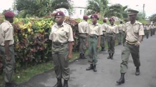 Grenada Cadets in Gouyave 10 04 11 [upl. by Shirah563]