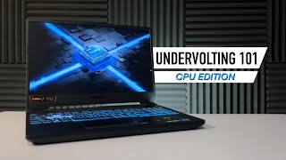 UNDERVOLTING 101 CPU EDITION ASUS TUF F15 [upl. by Decca]