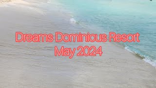 Dreams Dominicus La Romana Resort walk through and Beach [upl. by Cahra]