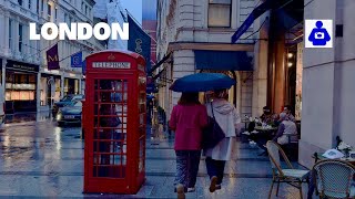 London Rain Walk 🇬🇧 OXFORD amp REGENT ST 🎄 Christmas Preparations 2024  Central London Walking Tour [upl. by Demetra]