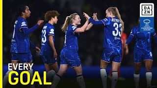 Every Goal From Matchday 5 Of The 202425 UEFA Womens Champions League [upl. by Earazed240]