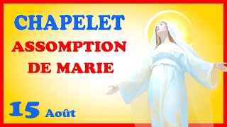 CHAPELET 🙏 Jeudi 15 Août  ASSOMPTION [upl. by Alywt]