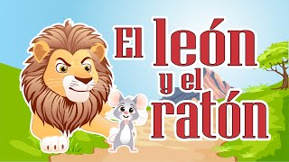 El león y el ratón  fabulas de esopo  Cuentos de la Tía Ediltrudis [upl. by Finbar]