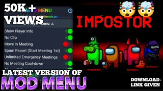 Among us MOD MENU HackLatest Version Download link givenDGKING YT [upl. by Alake]