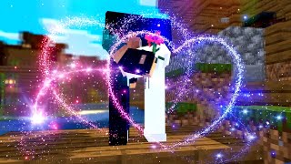 Herobrine kiss Sadako Love Story v4  Minecraft Animation [upl. by Enyamrahs]