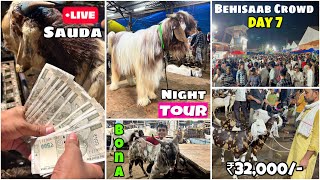 Deonar bakra mandi DAY 7 late night full tour aur live sauda [upl. by Benkley29]