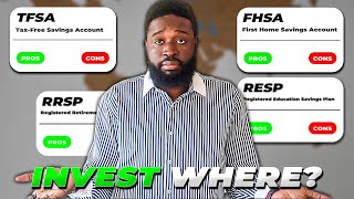 TFSA vs RRSP vs FHSA vs RESP  Best Account To Invest In First [upl. by Llenoil470]