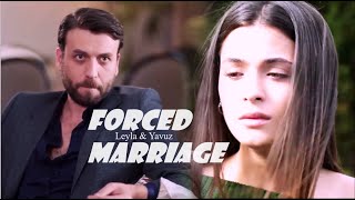 Leyla amp Yavuz  Their story  Forced marriage with a Mafia Hudutsuz Sevda  eng sub [upl. by Llewen]