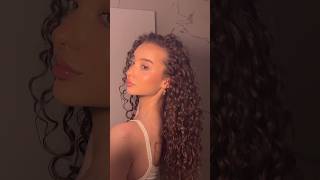 affordable curly hair routine styling curly hair [upl. by Pfaff]