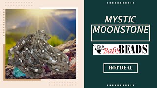 Hot Deal Mystic Moonstone Faceted Freeform Beads 16quot strands [upl. by Aneloaup255]