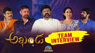 Akhanda Team Interview  Balakrishna  Boyapati Srinu  Thaman S  NTV ENT [upl. by Ahsuatal727]