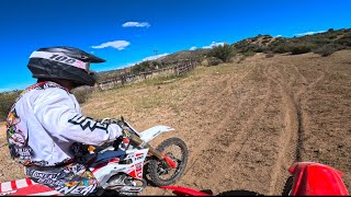 Starts amp Sprint Training Part 2 Honda CRF450RWE [upl. by Sardse]