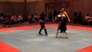 Full Contact Kung Fu Sanda Match  Martial Arts Plano [upl. by Airdnaxila]